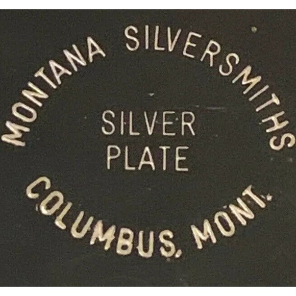 SOLD!!! Sold!!MONTANA SILVERSMITHS Silver Plated~Western belt buckle~ Columbus - Picture 8 of 12